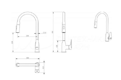 Смеситель для кухни VALFEX Adara Сhrome VF.73816