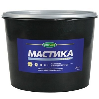 Мастика сланцевая антикоррозионная 2 кг OILRIGHT