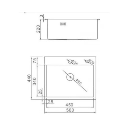 Мойка кухонная W35044+WP49098-4+W02-114+WW405A с смесителем, сифоном, дозатором Wisent