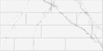 Плитка декор Luzon белый 600х300х9 Березакерамика