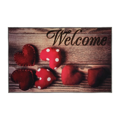 Коврик влаговпитывающий 50x80 см, Welcome, VORTEX 24243