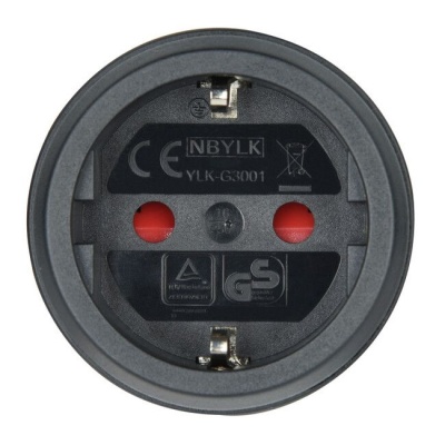 Удлинитель 1 розетка 20м черный Electraline 01364 (система Electralock)