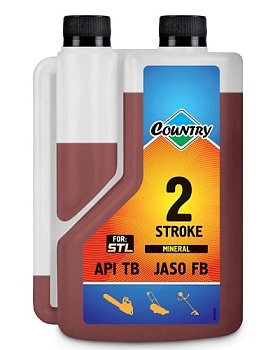 Масло для 2-х тактных двигателей минеральное ТВ for STL (красное)1 л, Country ST-57 55324