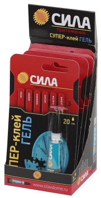 Супер-клей гель 3 гр CTM SGBL1-3 СИЛА