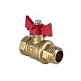 Кран шаровой латунный DeltaPro 3/4'' ВР/НР бабочка VALFEX VF.218.LB1.034.DP