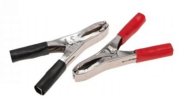 Зажим крокодил длина 98 мм, ток 50A, 2 шт REXANT Зажим крокодил длина 98 мм, ток 50A, 2 шт REXANT