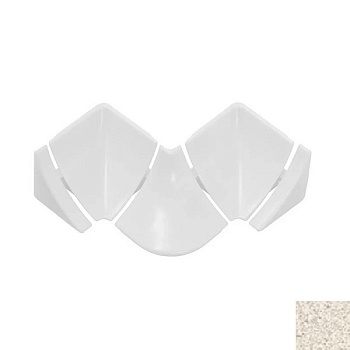 Набор комплектующих к плинтусу для столешницы Камешки светлые/172 Идеал