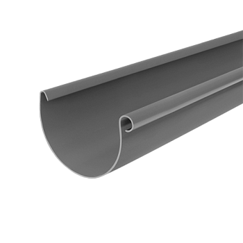 Желоб водосточный 125 мм/4 м (графит) Bryza