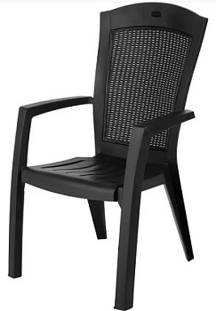 Стул пластиковый Minnesota dinning chair grap 060 графит, KETER