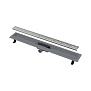 Водоотводящий желоб с порогами для перфорированной решетки AG100401650, APZ10 Simple Alcaplast