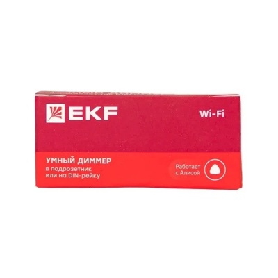 Умный диммер Wi-Fi Connect одноканальный в подрозетник EKF SDSH-1G-WF