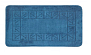 Коврик для ванной полиакрил, 60х100см, голубой, Banyolin SOFT PILE