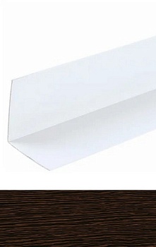 Угол ПВХ 30х30мм 2,7 м венге, IDEAL