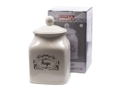 Банка для сыпучих продуктов керамическая  Банка для сыпучих продуктов керамическая
