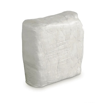 Ветошь хлопок белая, 10кг, 4816087901873