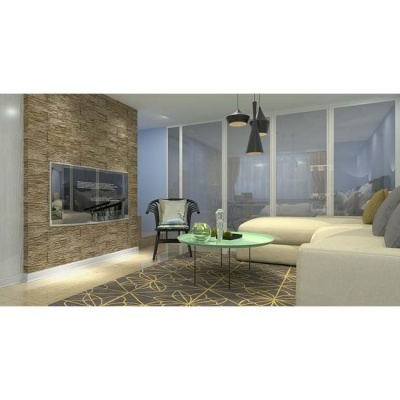 Декоративный гипсовый камень ПГД-1-Л Сланец Вилейский серый 4106