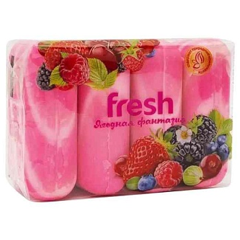 Крем-мыло Ягодная фантазия 75 г FRESH Крем-мыло Ягодная фантазия 75 г FRESH