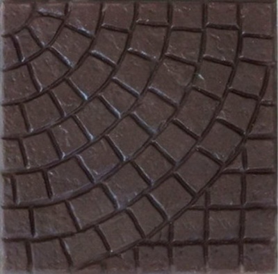 Плитка тротуарная БАВАРИЯ 400x400x50 мм (коричневая)