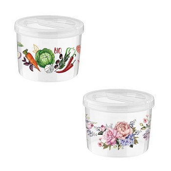 Банка для сыпучих продуктов пластмассовая 1.2 л, Phibo 431197801