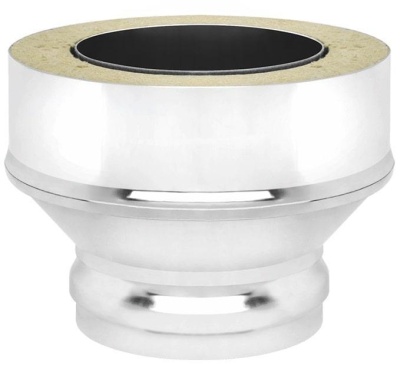 Переход для труб дымохода на сэндвич Везувий