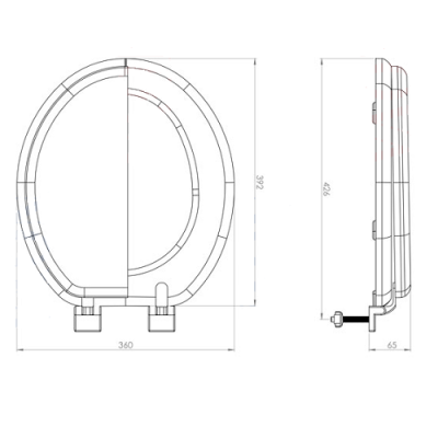 Сиденье для унитаза Base-Comfort Digital AQP.06.1254, AQUA-Prime