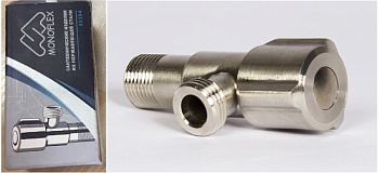 Кран угловой для подключения сантехнической арматуры 1/2