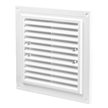 Решетка вентиляционная белая 175х175мм МВ 175с VENTS