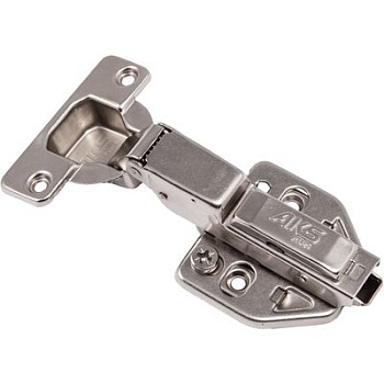 Петля полунакладная 08 с 3D-регулировкой, с доводчиком, Clip-on, AKS 62798