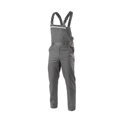 Полукомбинезон рабочий Hoegert Fabian HT5K308 темно-серый