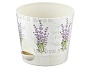 Кашпо для цветов пластмассовое (лаванда) 0,8 л М3076 НИКА ДЕКО
