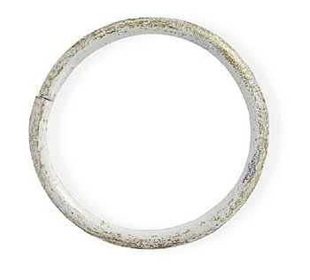 Комплект колец 10 шт. 25 мм белое золото Дельфа-Буг