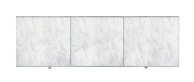 Экран под ванну Олимп серый, 1700 мм COMFORT ALUMIN