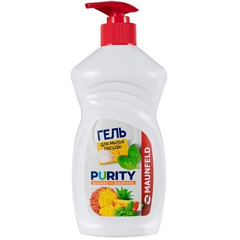 Средство для мытья посуды Purity 450 г ананас и базилик Maunfeld MDL450PD