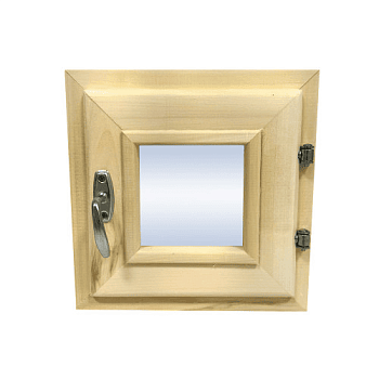 Рама для бани 60x60 стеклопакет липа 