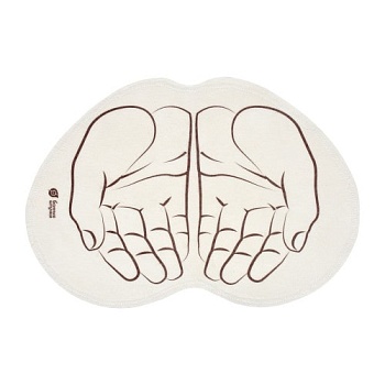 Коврик для бани из войлока Ладони Банные штучки, 41998