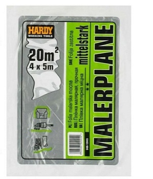 Пленка малярная 6мкм 4x5м 0400-060405 Hardy