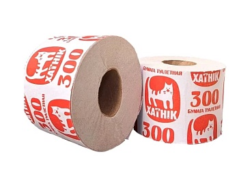 Бумага туалетная 1 слой, Хатнiк 300
