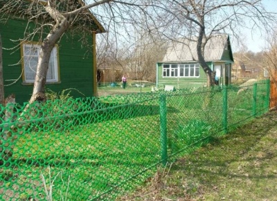 Решётка садовая (заборная) яч.15x15мм, 1x10м