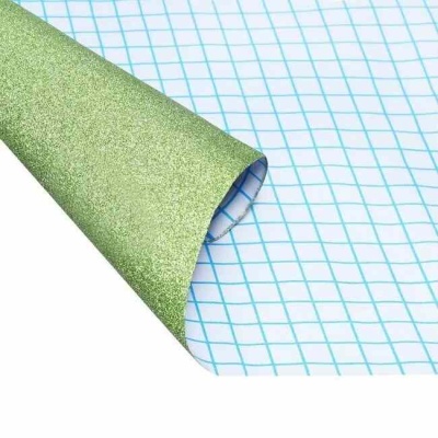 Пленка самоклеящаяся 45x100см салатовая с блестками deVENTE 8117300