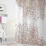 Занавеска для ванны 180х200см Dotted, без колец, Tropikhome
