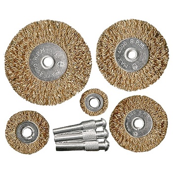 Набор щеток проволочных 5 шт (25, 38, 50, 63, 75 мм), 74494 Matrix