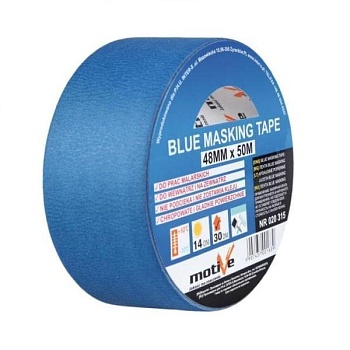 Лента малярная голубая ПРОФ 38ммх50м (020314) INTERS