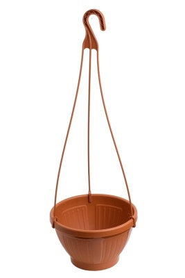 Кашпо подвесное 2л коричневое Optimplast