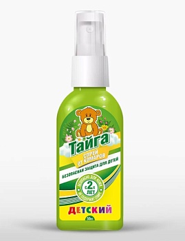 Спрей репеллент от комаров для детей от 2х лет, Тайга 50 мл