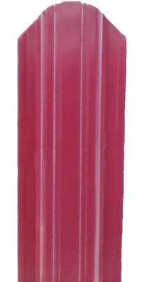 Штакетник П-111 1,2м красное вино RAL3005 Скайпрофиль