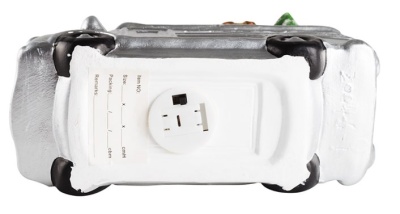 Керамическая фигурка "Автобус с елкой" 19x9x16 см 2xLR44 NEON-NIGHT