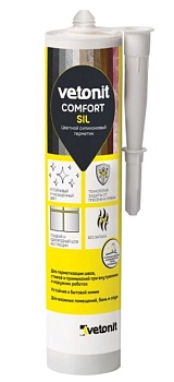 Герметик силиконовый  17 махагони 280 мл Vetonit comfort sil