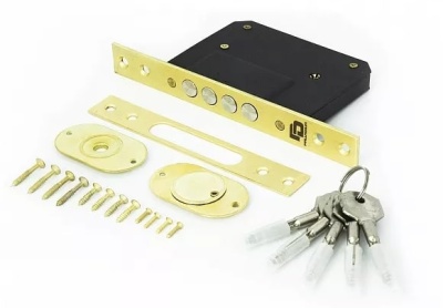 Замок врезной 0189-4MF латунь PALLADIUM