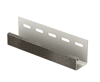 J-Планка 044Н для сайдинга винилового Ю-Пласт Нордик пепел