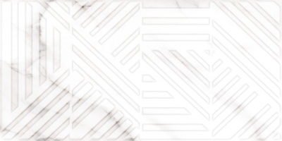 Плитка для стен Moonlight белый рельеф 17573 298x598мм CERSANIT